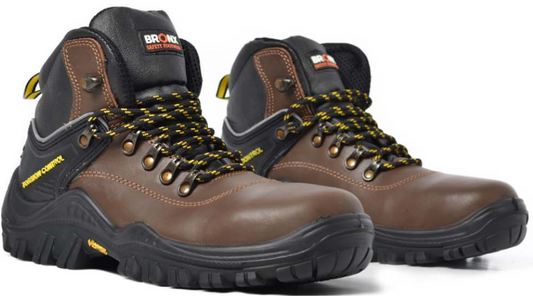 Mens Bronx Corporate Wayfarer(Vibram) Brown Lace Up