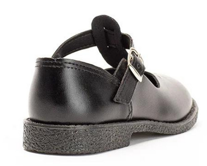 Buccaneer Original Baby Doll Black School Shoe - Girls